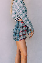 Load image into Gallery viewer, Sabbi - The You&#39;re Magic Flannel Skirt - Blue + Red
