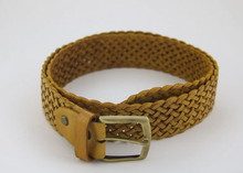 Load image into Gallery viewer, Marrakesh Narrow Leather Belt T-bar Tan, Chocolate &amp; Black
