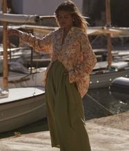 Load image into Gallery viewer, La Boheme Girls - Clyde Shirt - Marigold Floral - One Size
