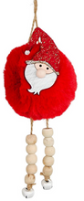 Load image into Gallery viewer, Fluffy Santa &amp; Raindeer Dangly Legs - Hanging Decor - Red/White
