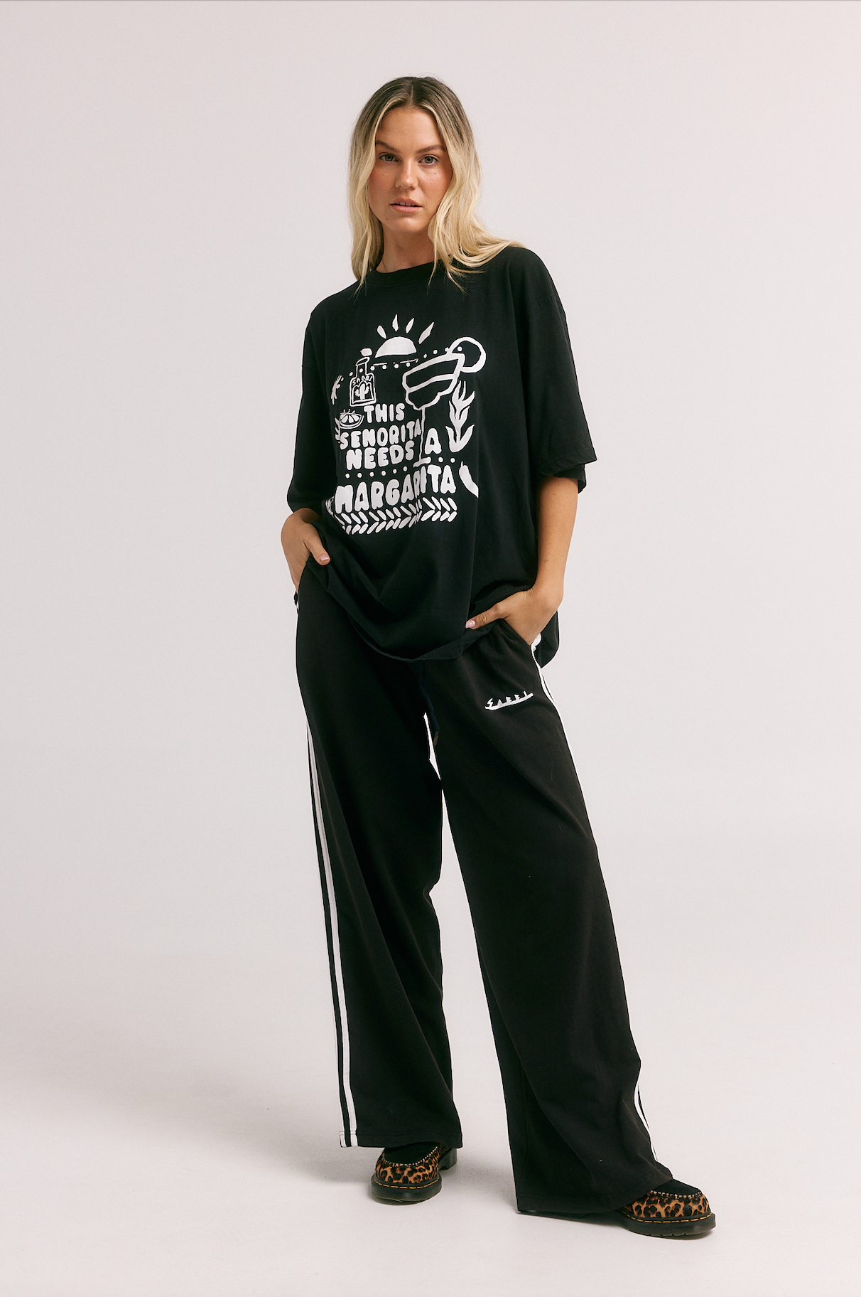 Sabbi - The Very Oversized Margi Tee - Black