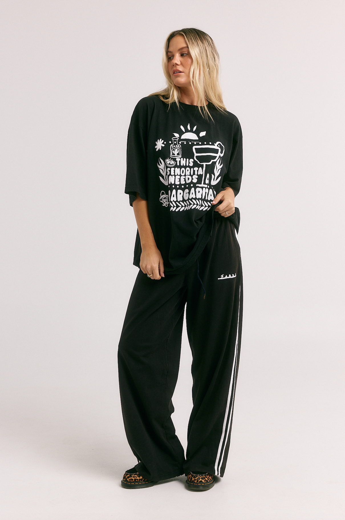 Sabbi - The Very Oversized Margi Tee - Black