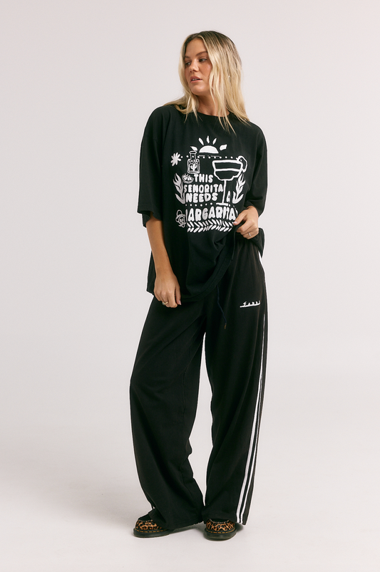 Sabbi - The Very Oversized Margi Tee - Black