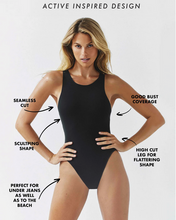 Load image into Gallery viewer, INC - The Contour Bodysuit - Black
