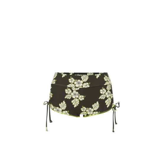 INC - The Tie Up Shortie - Hibiscus