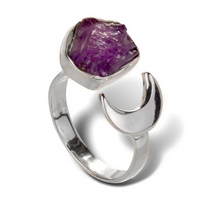 Load image into Gallery viewer, Silver Rings - Single Stone - Moon Magic
