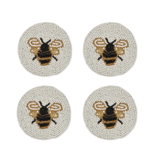 CTC - Bee Beaded Coaster
