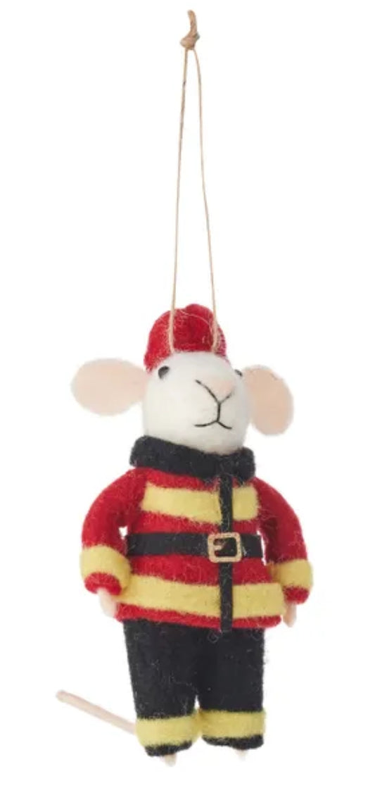 CTC - First Responder Mice Ornaments