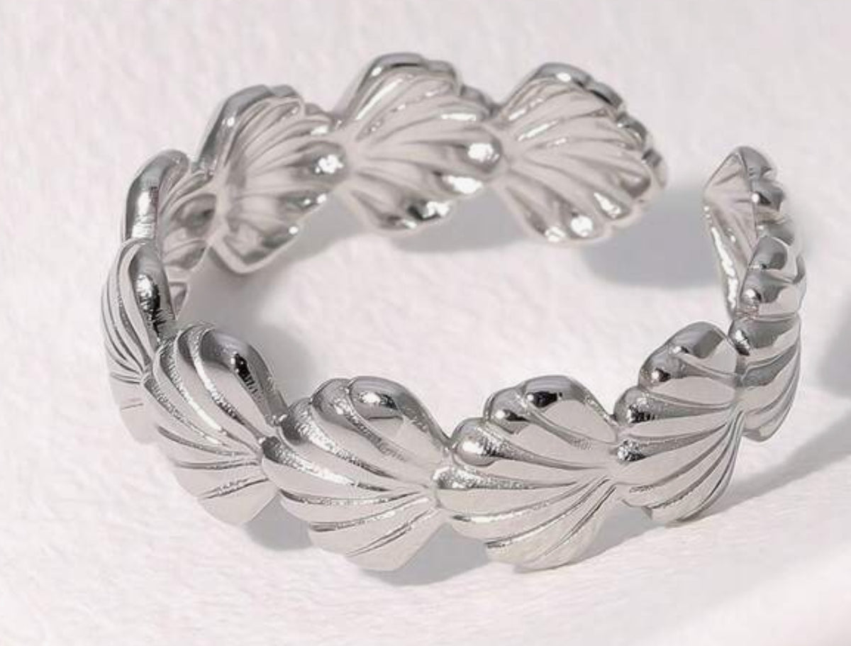 Sea Soul - Shell Ring - Silver