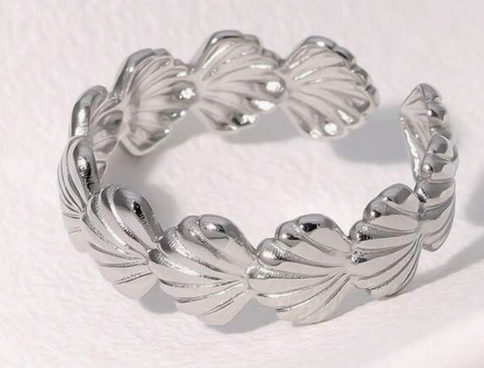 Sea Soul - Shell Ring - Silver