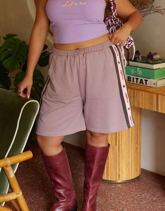 Only Lovers Left - Weekend Jorts - Smokey Amethyst