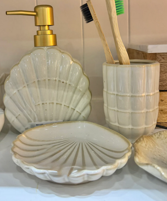 CTC - Seychelles Ceramic Bathroom Accessories - 3pc
