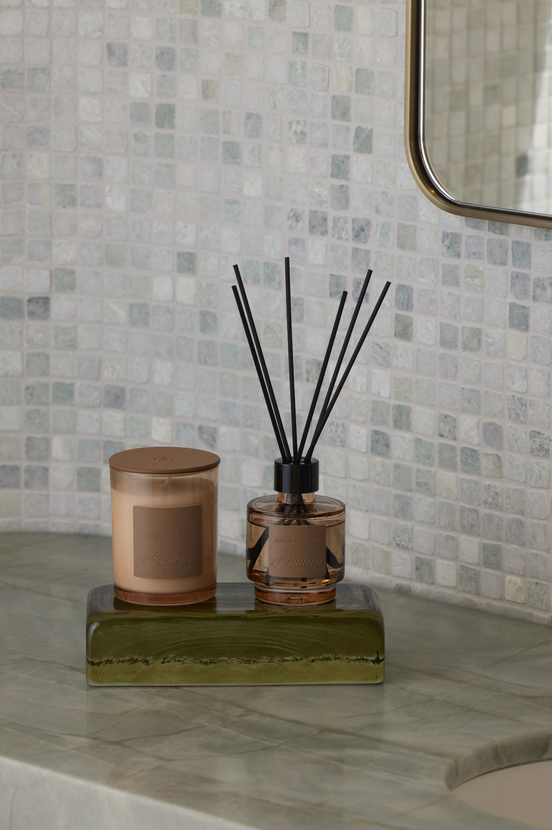 Amalfi - Bernard Glass Brick Sculpture - Green