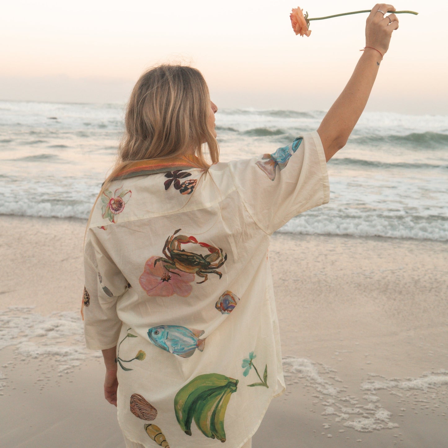Wandering Folk X Annie Everingham - Over Swim Shirt - Seaside
