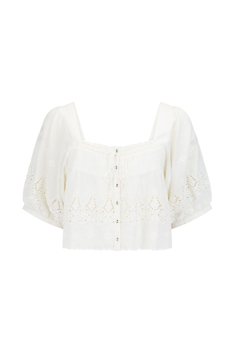 Spell - Maiden Lace Blouse - Antique White