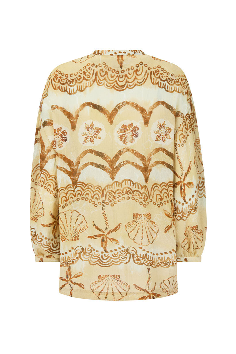 Spell - Mermaid Cove Shirt - Tan