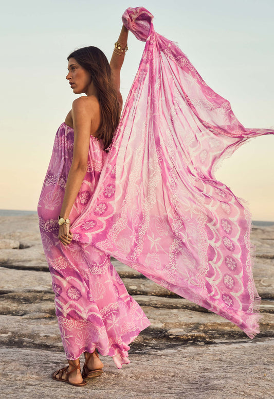 Spell - Mermaid Cove Travel Scarf - Musk