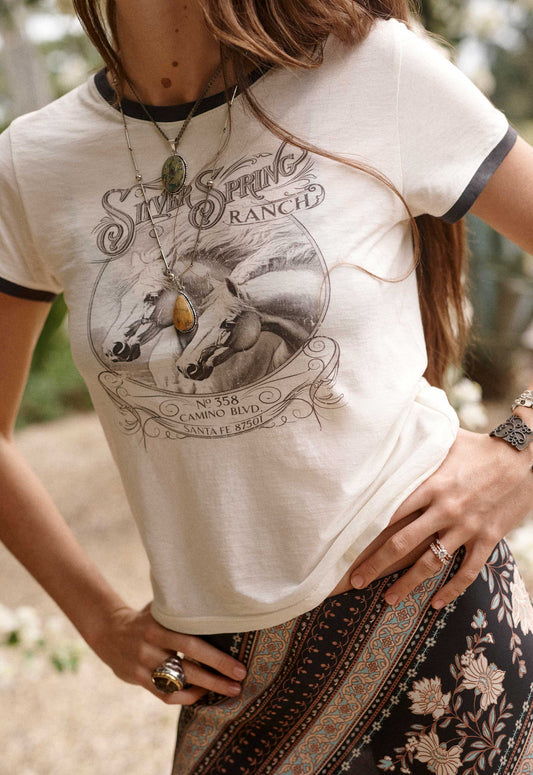 Spell - Silver Spring Tee - Vintage Cream