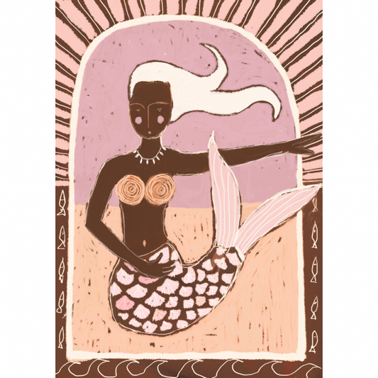 Sue Fantini Art - Sirena - Framed Print