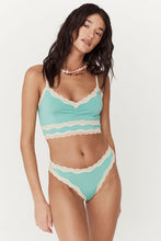 Load image into Gallery viewer, Spell - Amour Lace Brief - Seafoam
