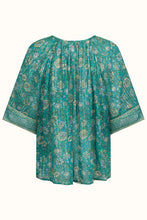 Load image into Gallery viewer, Spell - Elysian Short Sleeve Blouse - Jade
