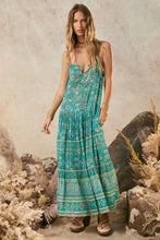 Load image into Gallery viewer, Spell - Elysian Strappy Maxi Dress - Jade

