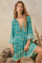 Load image into Gallery viewer, Spell - Elysian Tunic Dress - Jade
