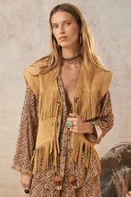Load image into Gallery viewer, Spell - Fearless Heart Suede Fringe Vest - Sun Glow - PRE ORDER
