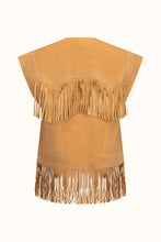 Load image into Gallery viewer, Spell - Fearless Heart Suede Fringe Vest - Sun Glow - PRE ORDER
