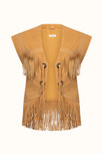 Load image into Gallery viewer, Spell - Fearless Heart Suede Fringe Vest - Sun Glow - PRE ORDER
