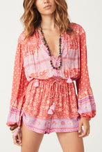 Load image into Gallery viewer, Spell - Sunshine Bandit Romper - Cayenne
