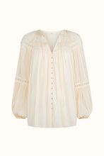 Load image into Gallery viewer, Spell - Teodora Blouse - White Smoke
