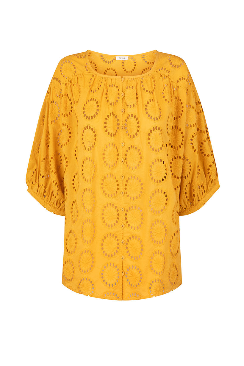 Spell - Yaya Lace Blouse - Golden Sun