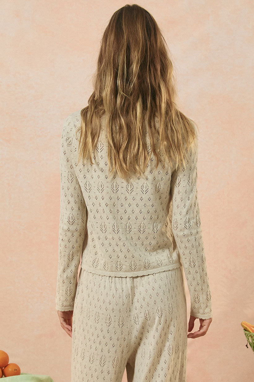 Spell - Rhodes Knit Cardigan - Sand