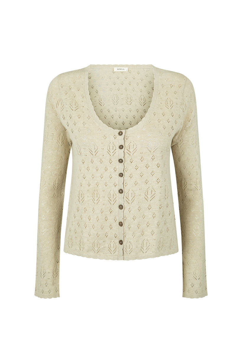 Spell - Rhodes Knit Cardigan - Sand