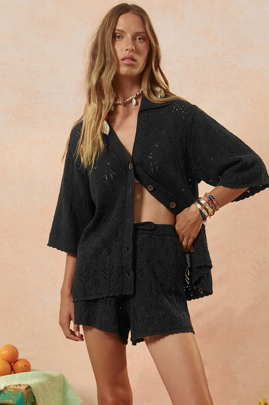 Spell - Rhodes Knit Short - Onyx