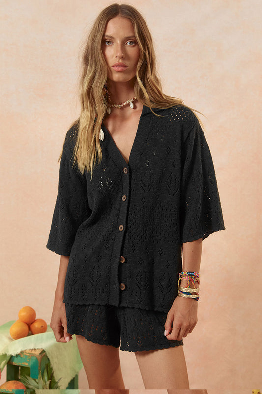 Spell - Rhodes Knit Short - Onyx