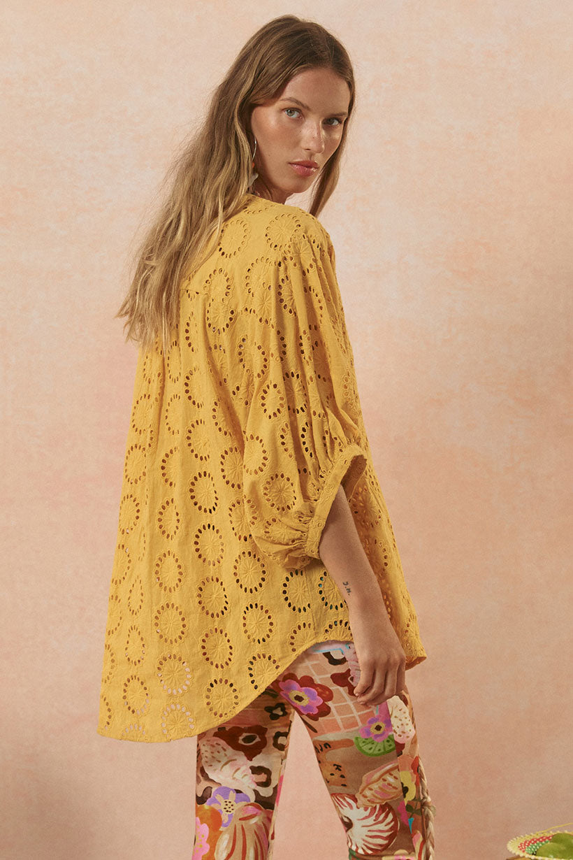 Spell - Yaya Lace Blouse - Golden Sun