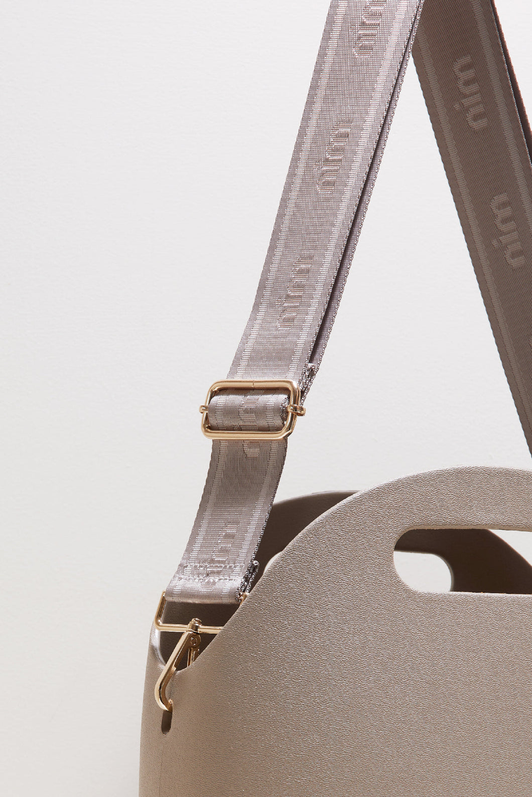 Nim The Label - Shoulder Strap - Taupe Mono - Gold or Silver