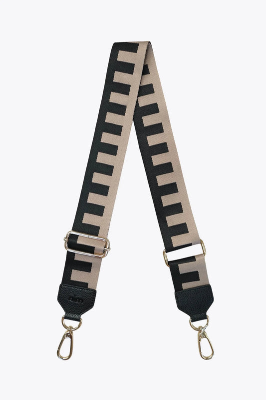 Nim The Label - Shoulder Strap - Black/Taupe Block