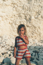 Load image into Gallery viewer, Illoura The Label - Crochet Top - Sunset Stripe
