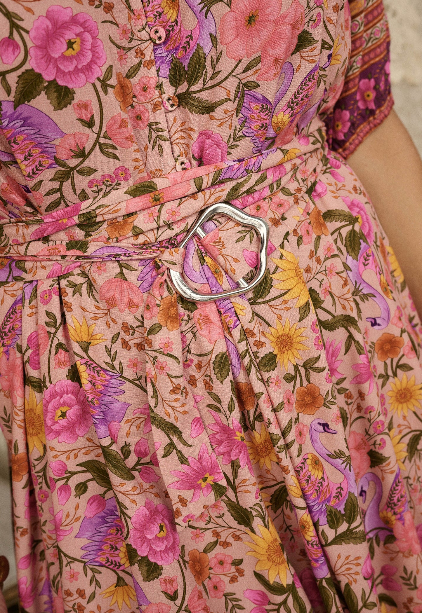 Spell - Swan Lake Mini Dress - Lilac Rose
