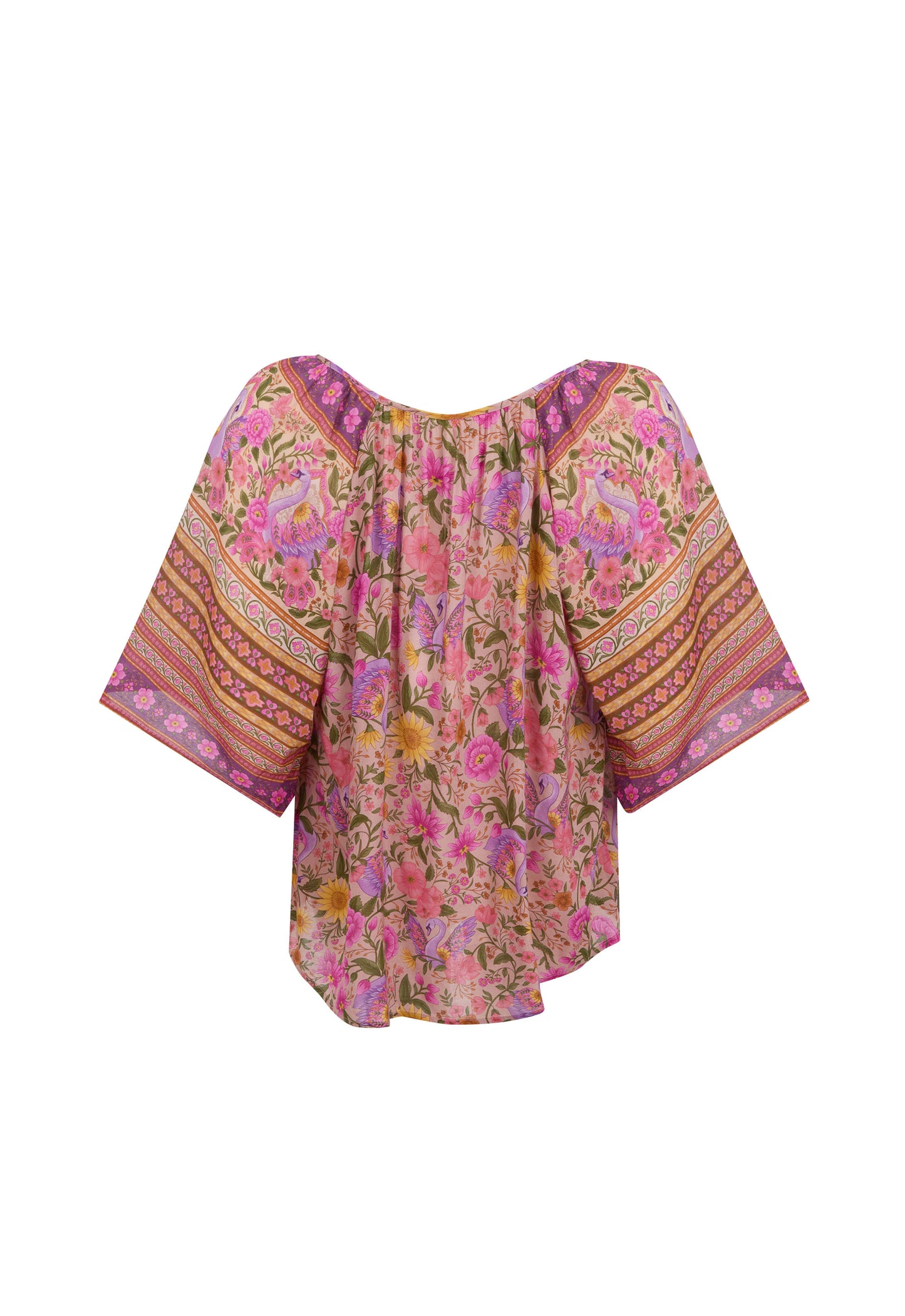 Spell - Swan Lake Short Sleeve Blouse - Lilac Rose