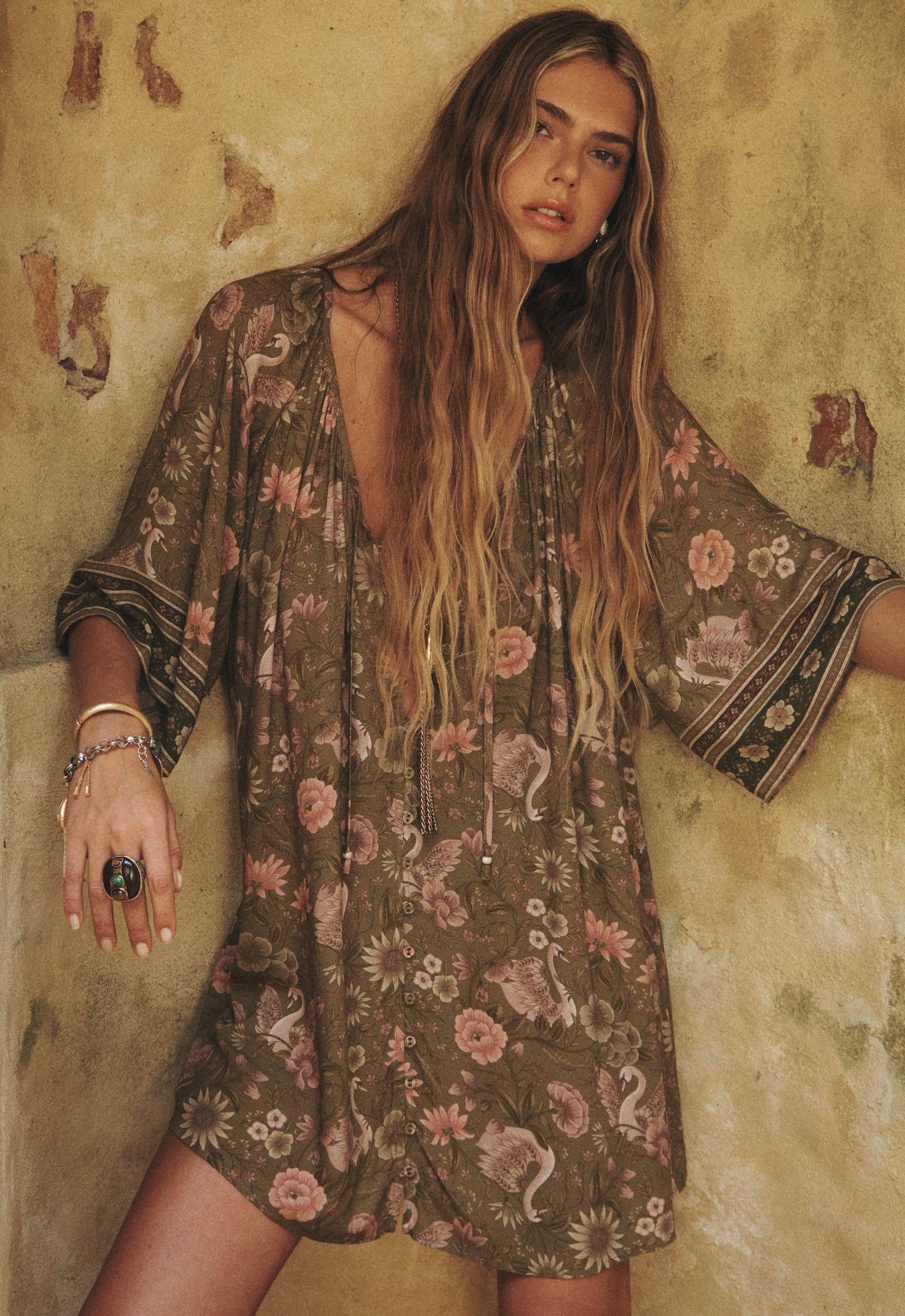 Spell - Swan Lake Tunic Dress - Sage