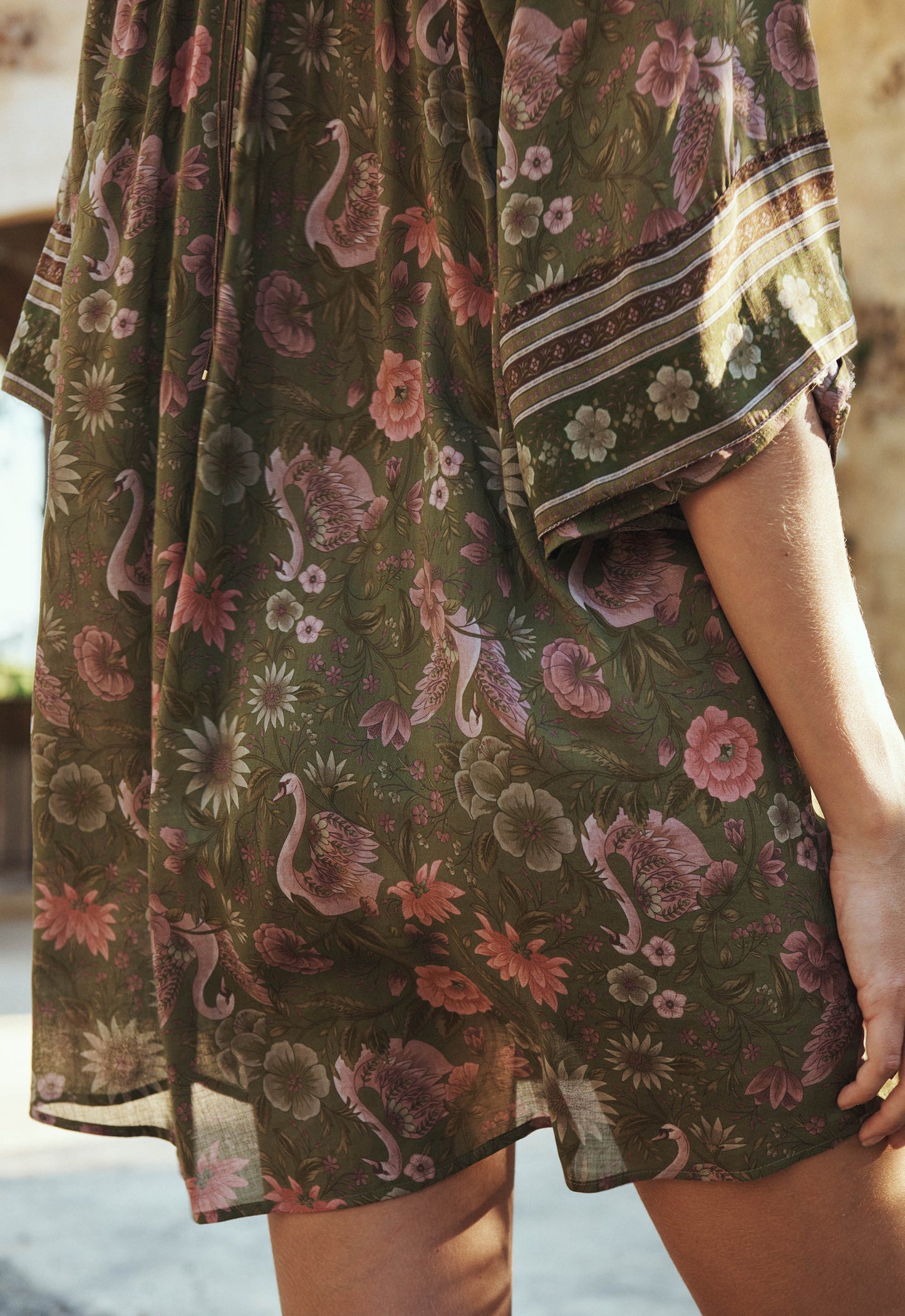 Spell - Swan Lake Tunic Dress - Sage