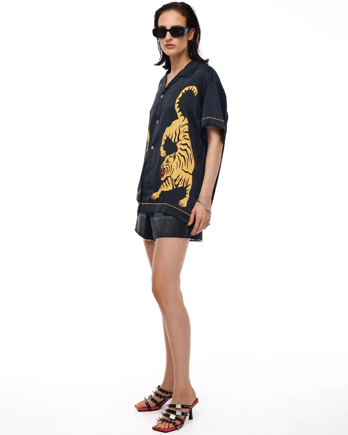 The Tales - Crouching Tiger Silk Shirt