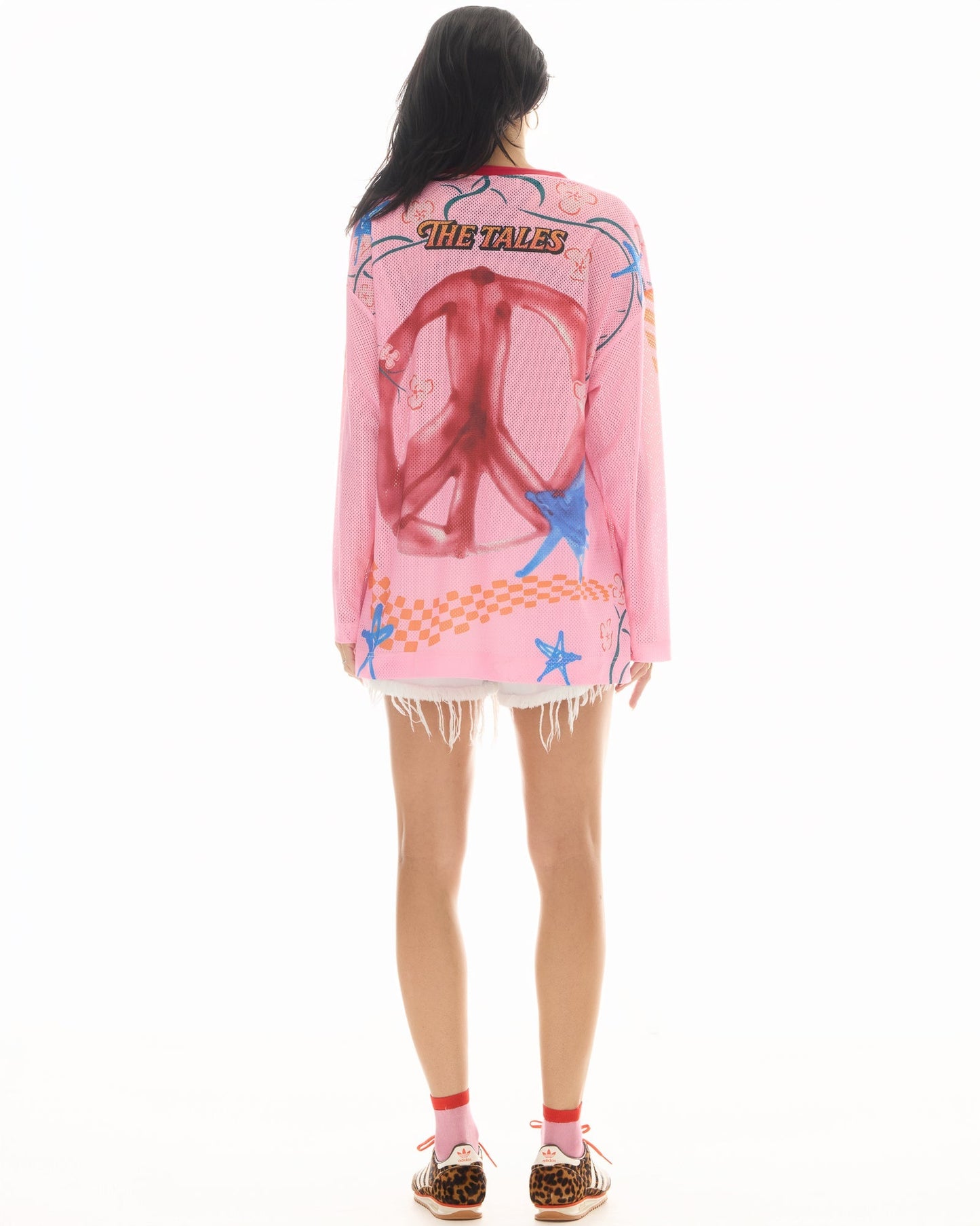 The Tales - Peace Out Long Sleeve Football Jersey