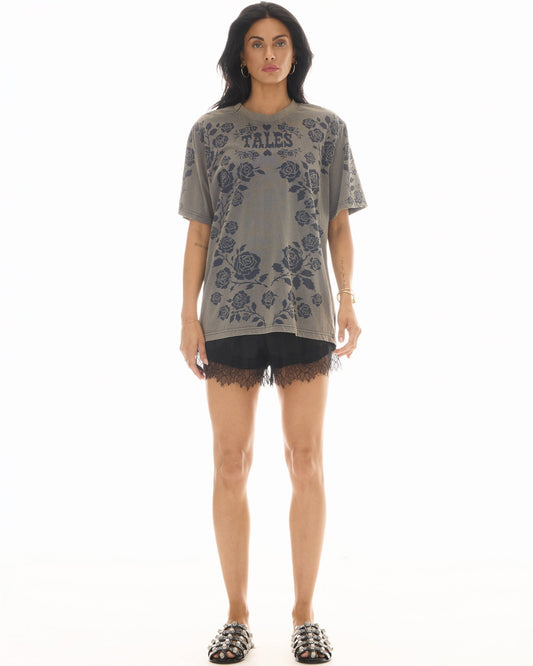 The Tales - Distorted Black Rose Tee