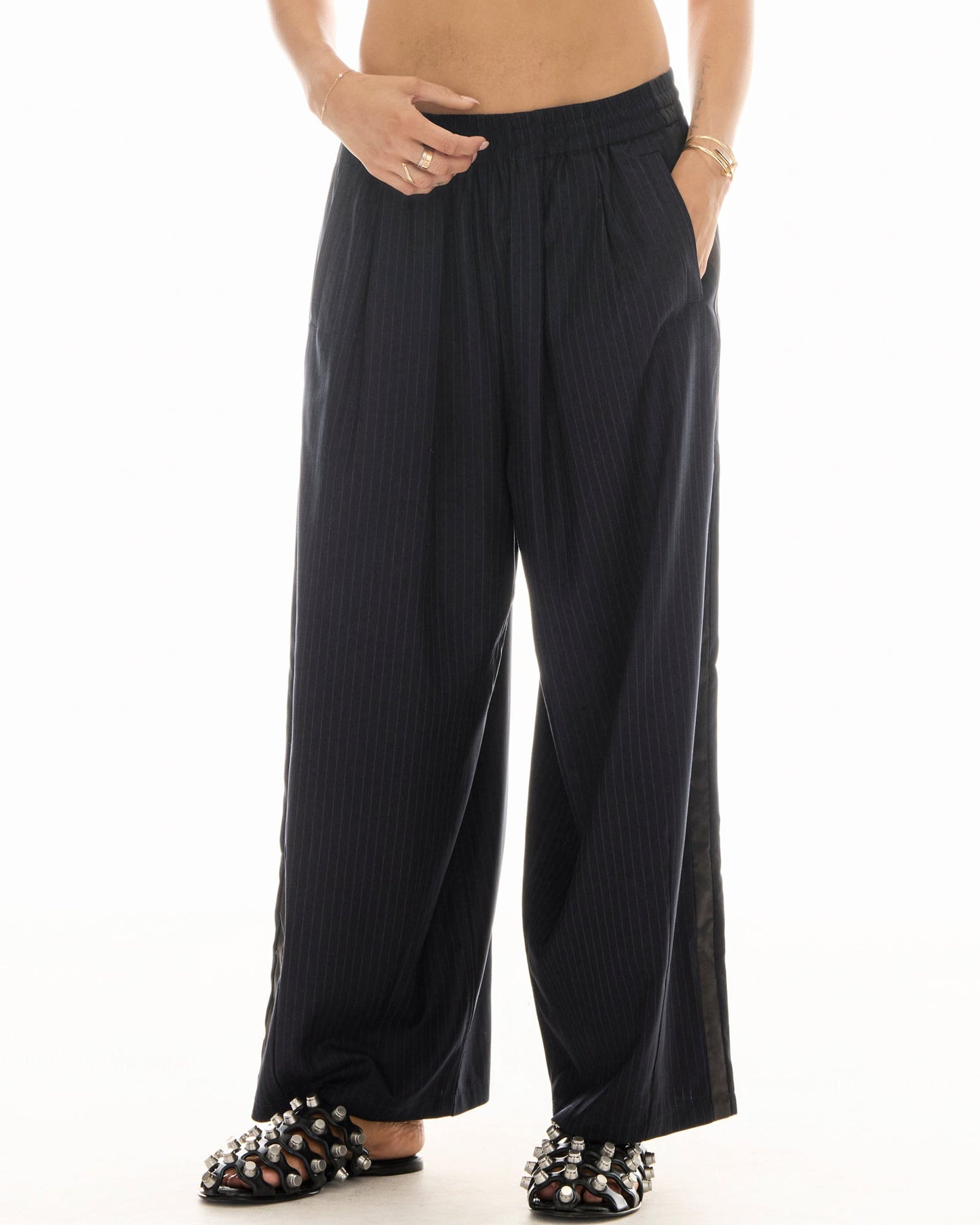 The Tales - The Harajuku Pin Stripe Tuxedo Pants