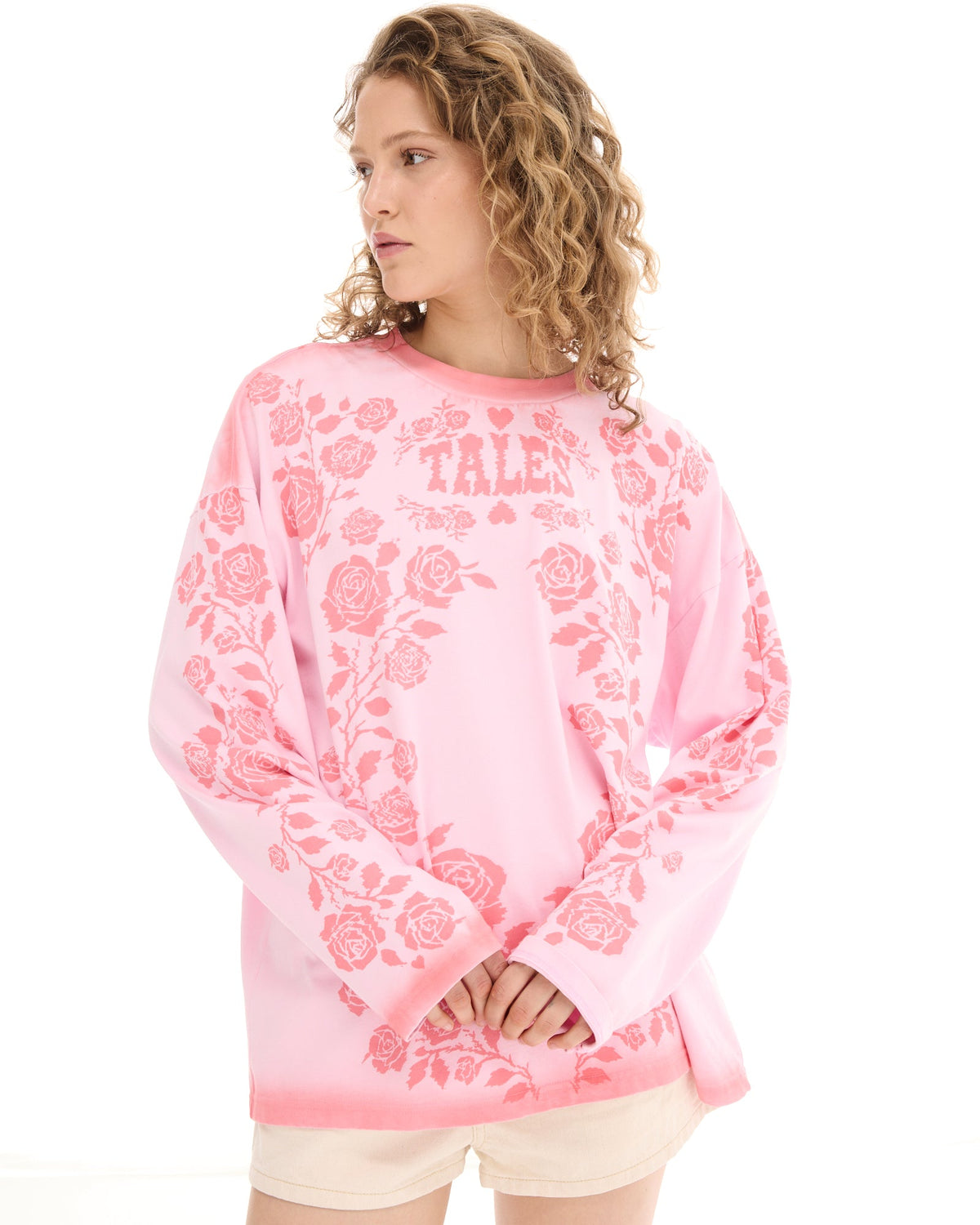 The Tales - Distorted Rose Long Sleeve Tee